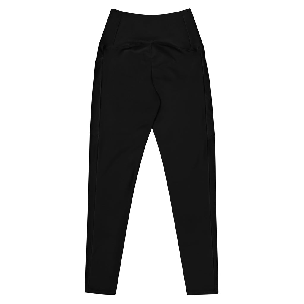 Black RLR Hybrid Pocket Legging back view