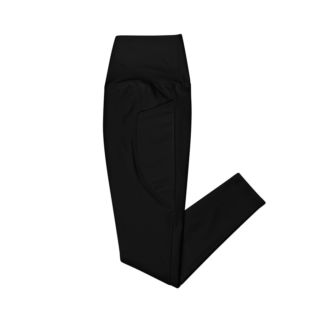 Black RLR Hybrid Pocket Legging left-side view