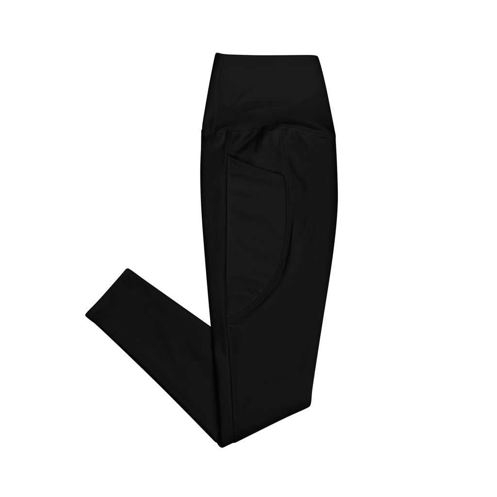 Black RLR Hybrid Pocket Legging right-side view