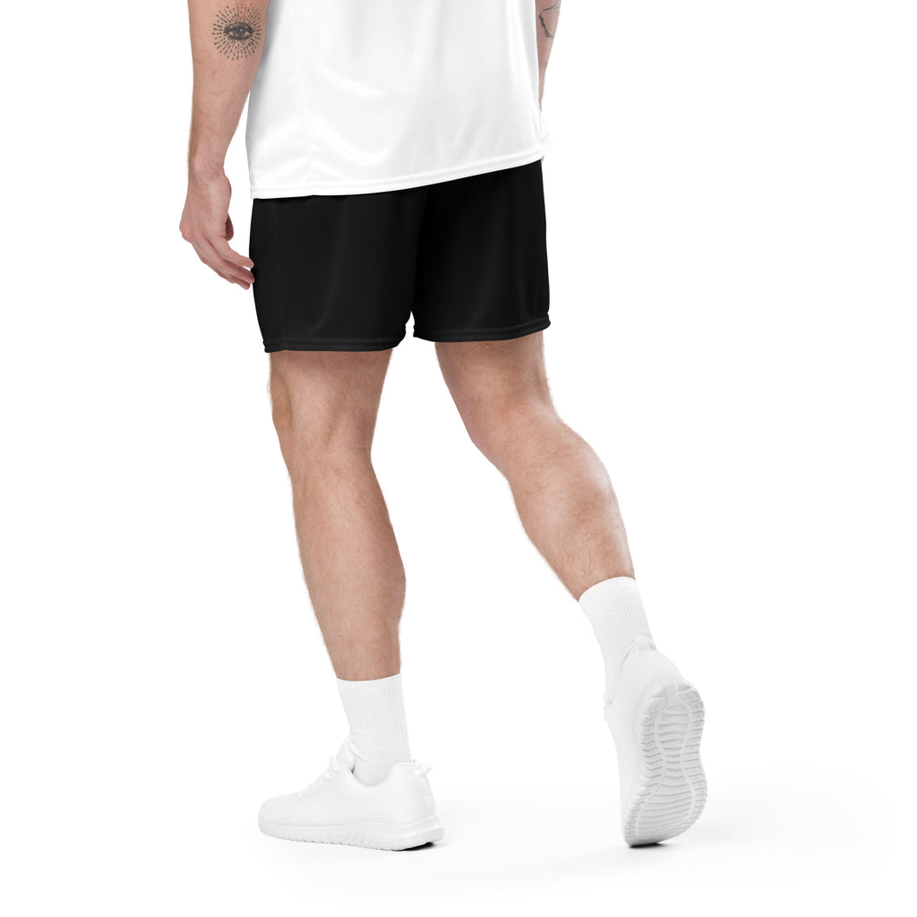 Black RLR Hybrid Mesh Short back view