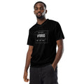 Black RLR Race Division Jersey flat front with centered Hybrid graphic
