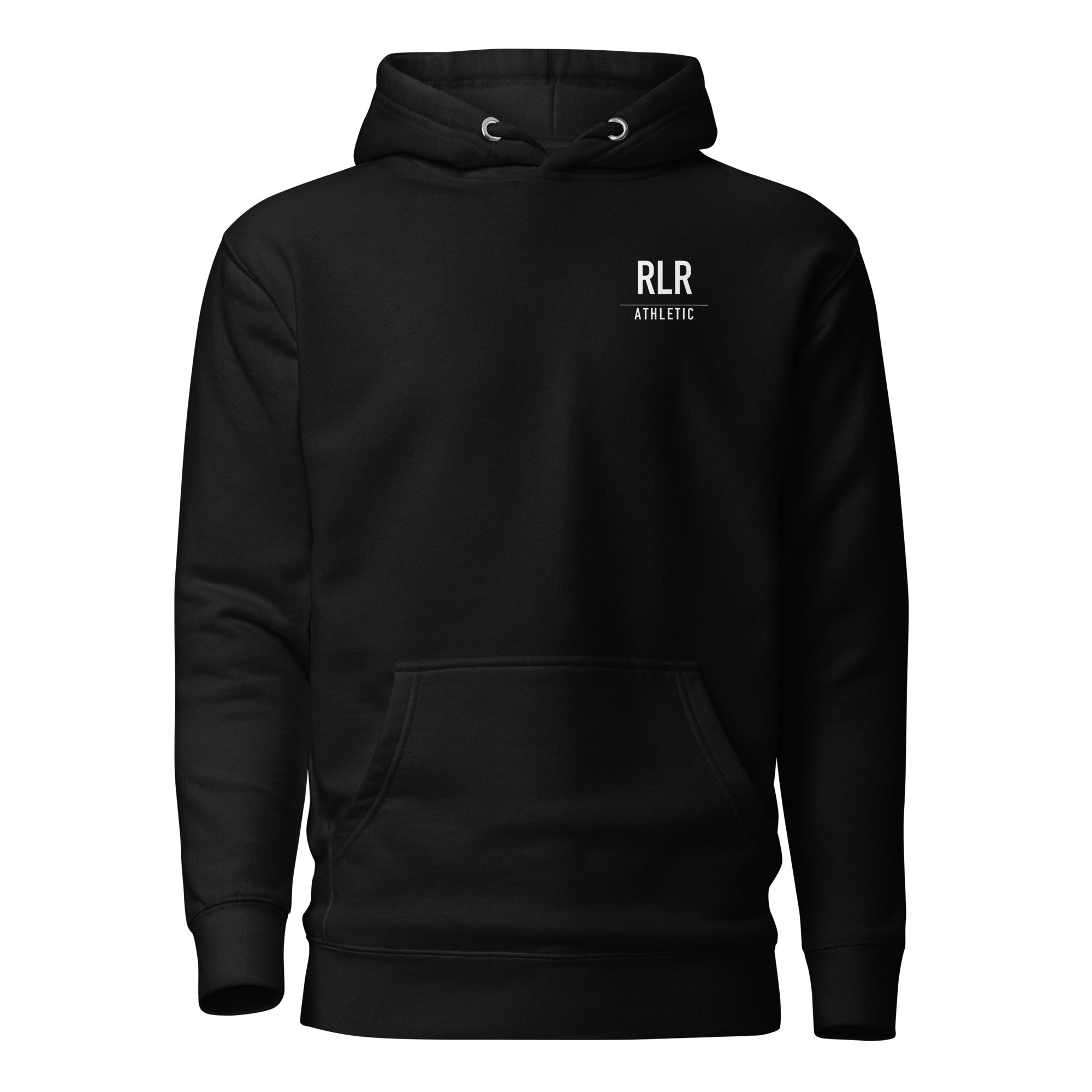 Black RLR Recovery Hoodie front view
