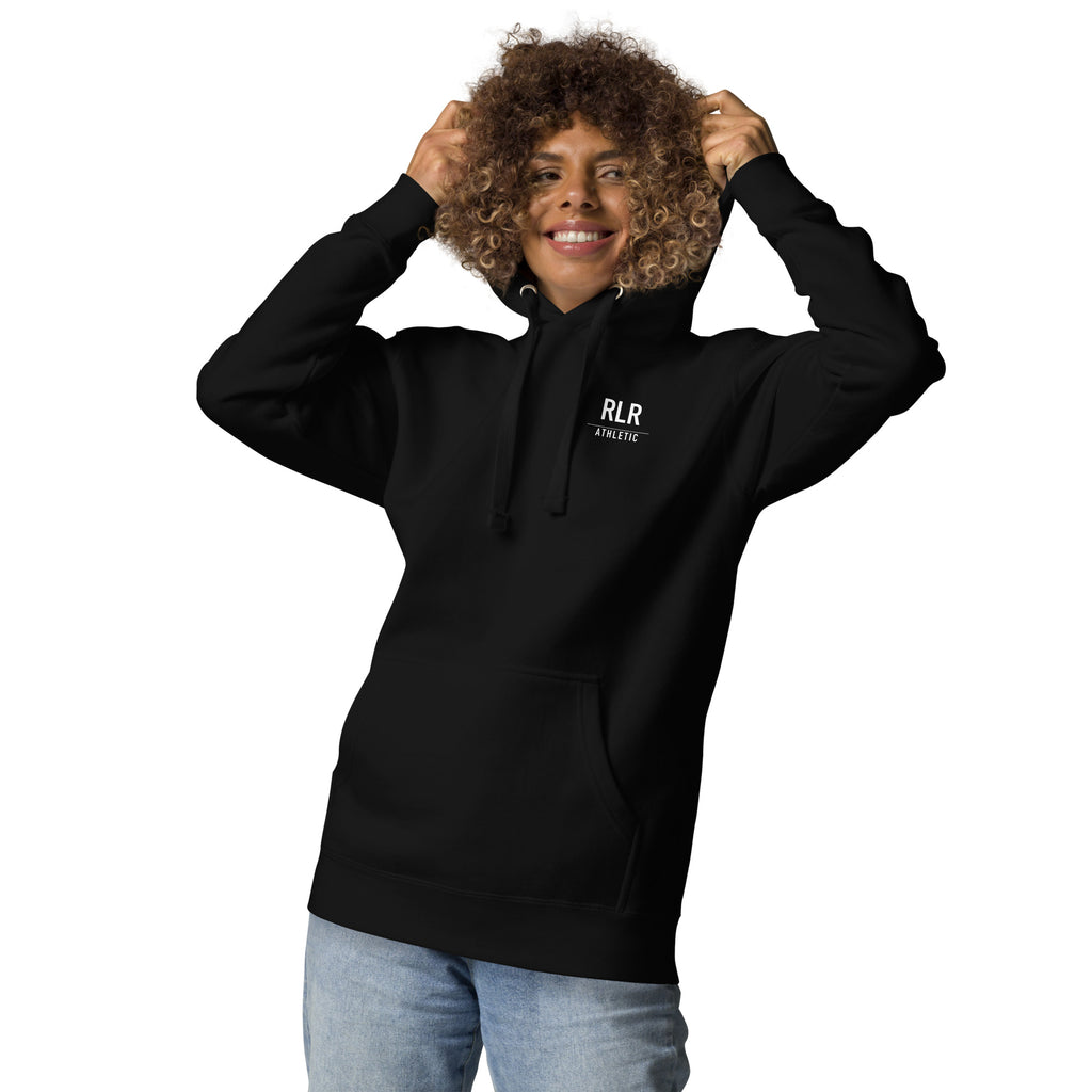 Black RLR Recovery Hoodie front view