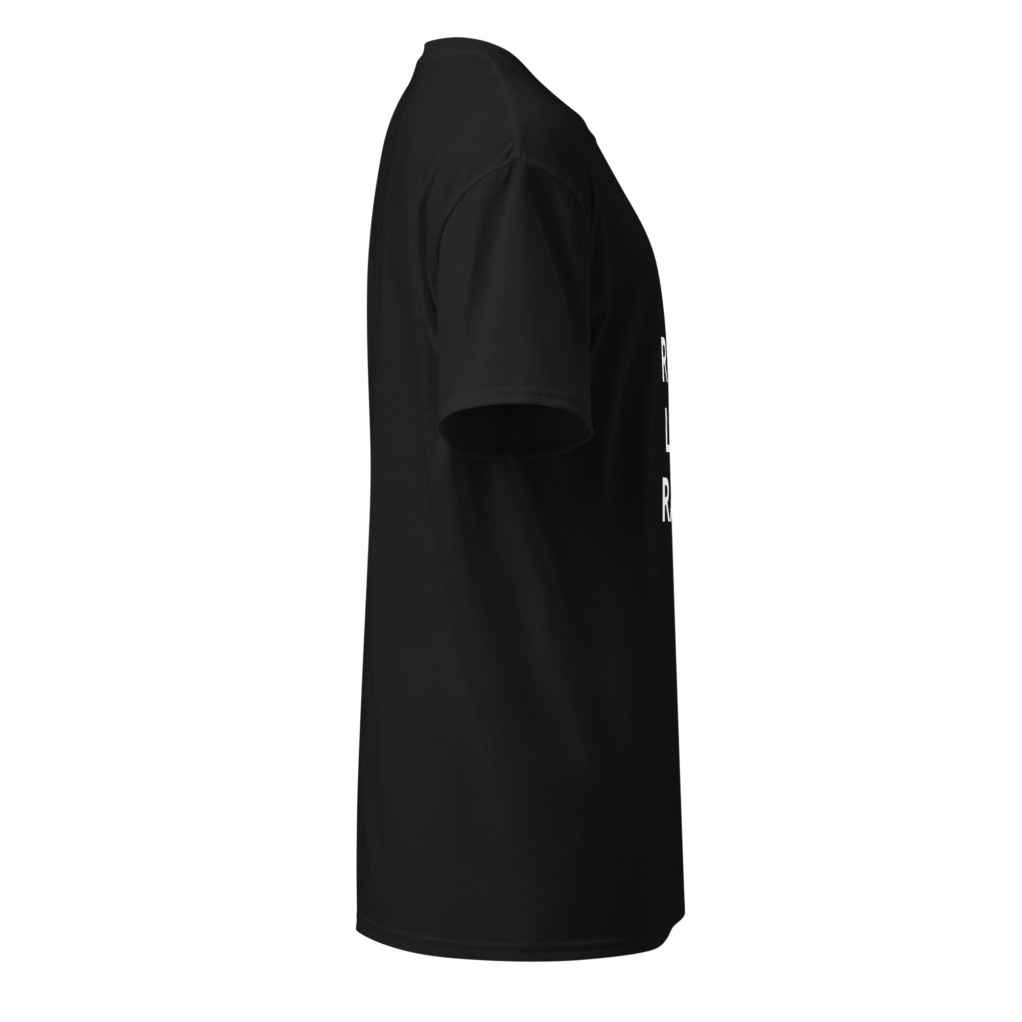 Black Run. Lift. Race. Training Tee right-side view